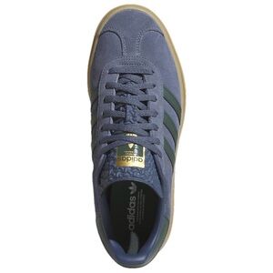 Adidas Gazelle reloved Ink/Mineral Green/Gold Metallic. Size 9 EUC!
